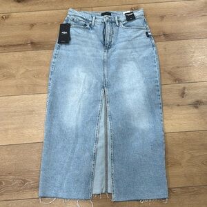 Brand new silver jeans, company,midi skirt